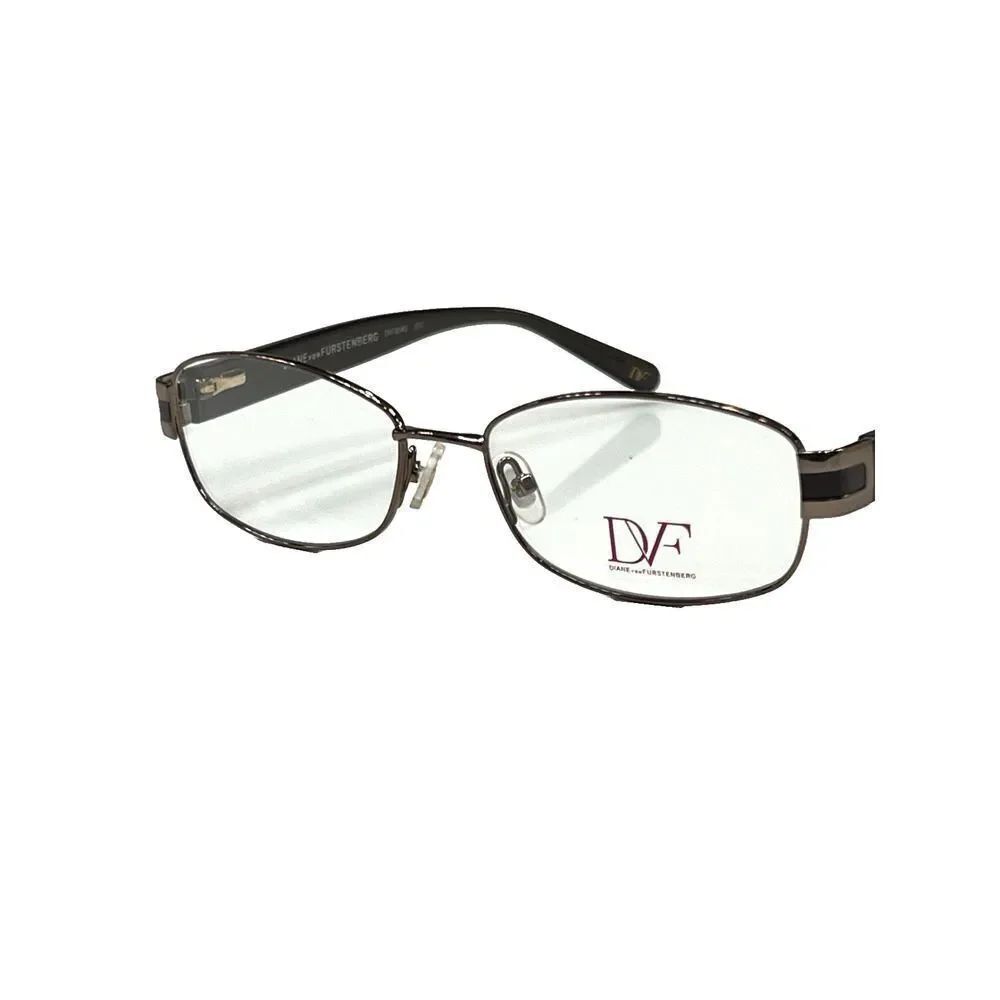 NEW Diane von Furstenberg DVF 8040 201 Glossy Bronze Eyeglasses Frames 52-16-135